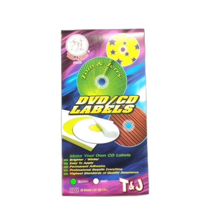 

Label DVD/CD T&J Glossy 50s