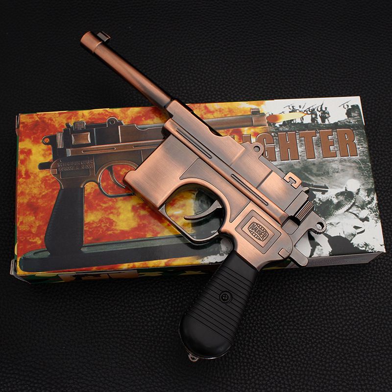 Terbaru Korek Api Bara Las Gas Pistol Mauser Kuno 3508 Lighter Classic Army