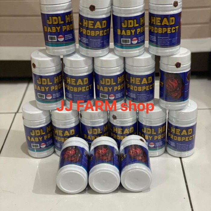 Pelet ikan JDL baby prospek head platinum jenong kepala up mutiara - JDL size S