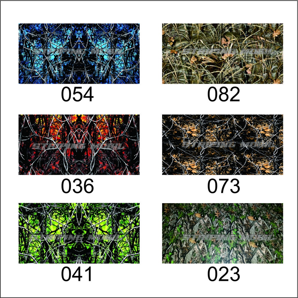 stiker camo senapan angin ukuran 100x50cm  sticker berkualitas Termurah