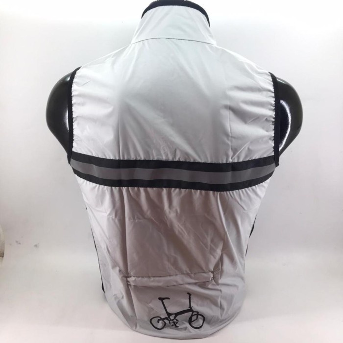 ✨BISA COD✨ -Vest Birdy - Rompi Gowes Sepeda Lipat BIRDY Pria Wanita Vest Reflektor - Hitam, XXL Vest