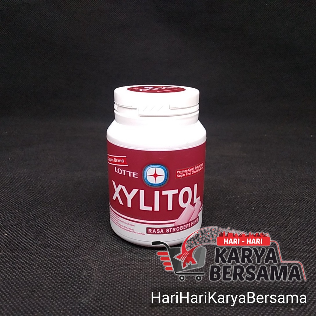 

PERMEN KARET LOTTE XYLITOL STRAWBERRY MINT 55GR