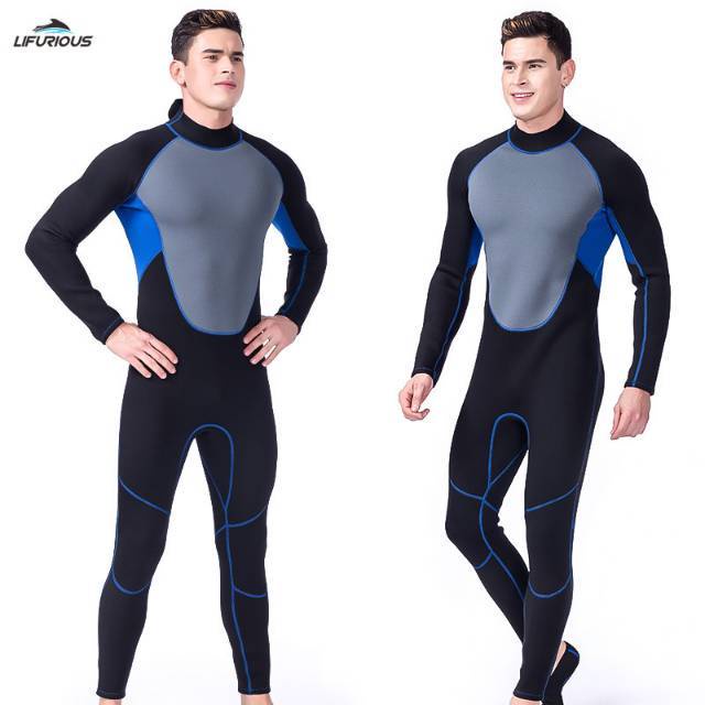 New Baju Selam Pria Pakaian Diving Rash Guard wetsuit pria bajuselam pria baju diving pria 3MM Rashg