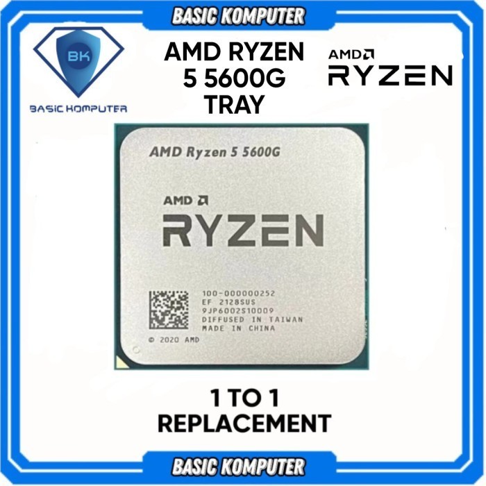 PROCESSOR AMD RYZEN 5 5600G TRAY - GARANSI 1 TAHUN