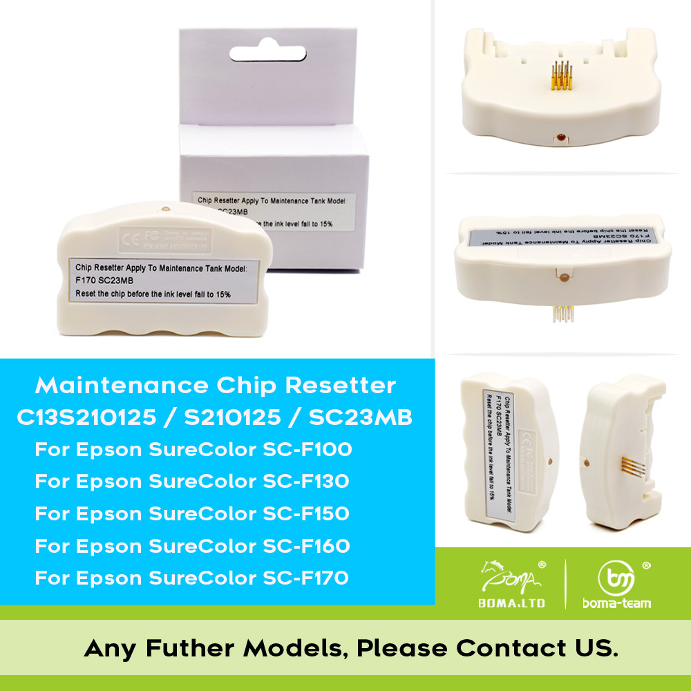 Chip Resetter For Epson SureColor F170 F100 F130 F160 SC-F100 SC-F130 SC-F160 SC-F170 Printer SC23MB