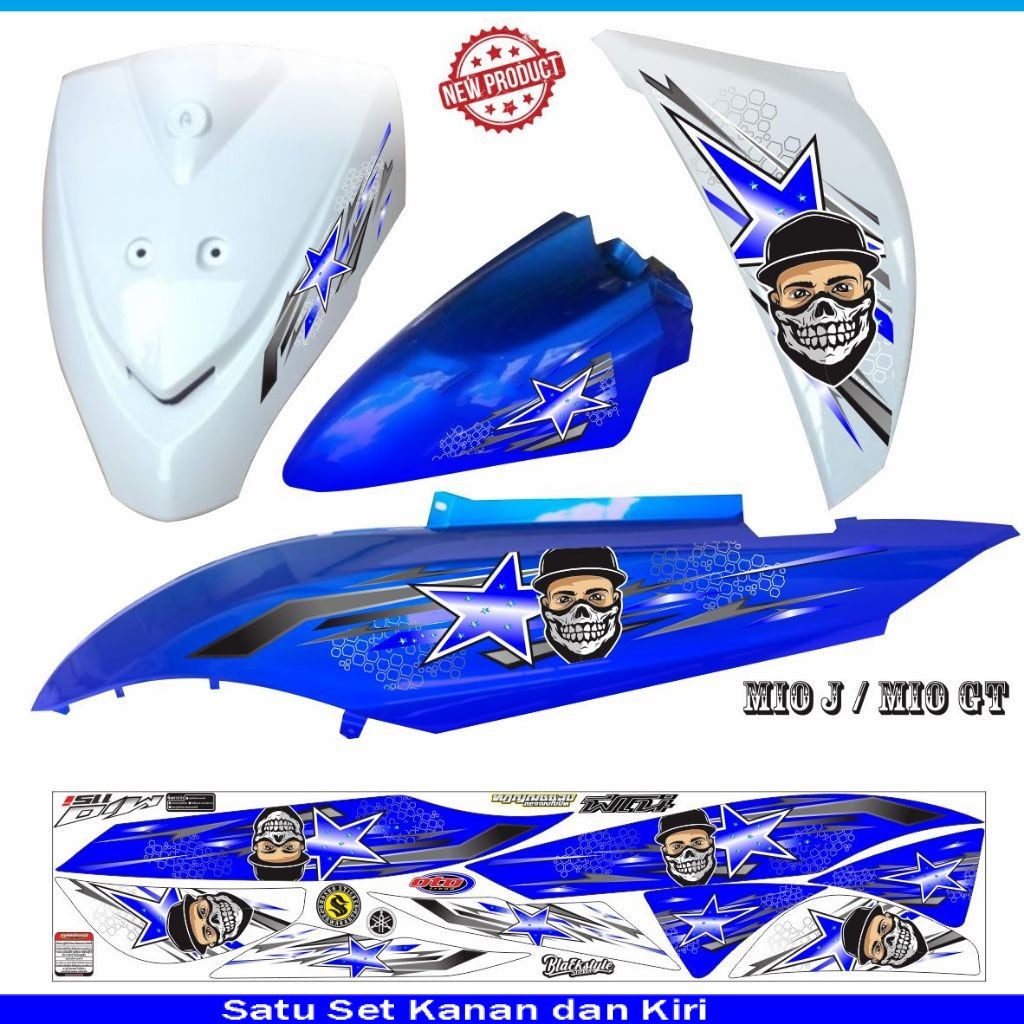 STIKER MIO J / STRIPING KEREN MURAH MIO GT MIO J STIKER VARIASI LIST