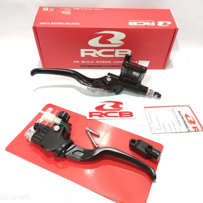 ORIGINAL MASTER REM RCB E3 SET KIRI KANAN AEROX LEXI VARIO 125 150 BEAT MIO DLL