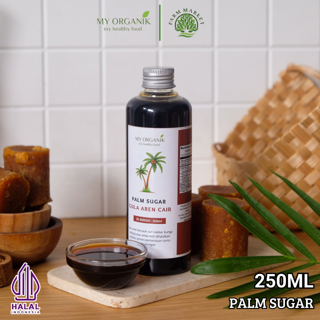 

My Organik Gula Aren Cair 250ml Premium Organik Hight quality Palm Sugar