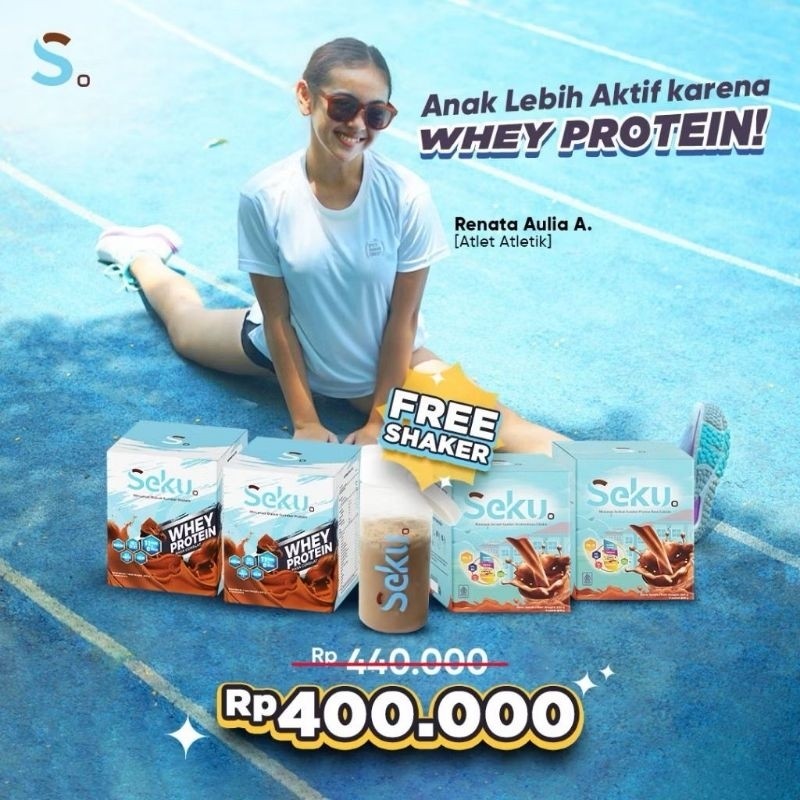 

RB Susu SEKU Tumbuh Optimal Performance Maksimal - Paket Bundling Botol Shaker