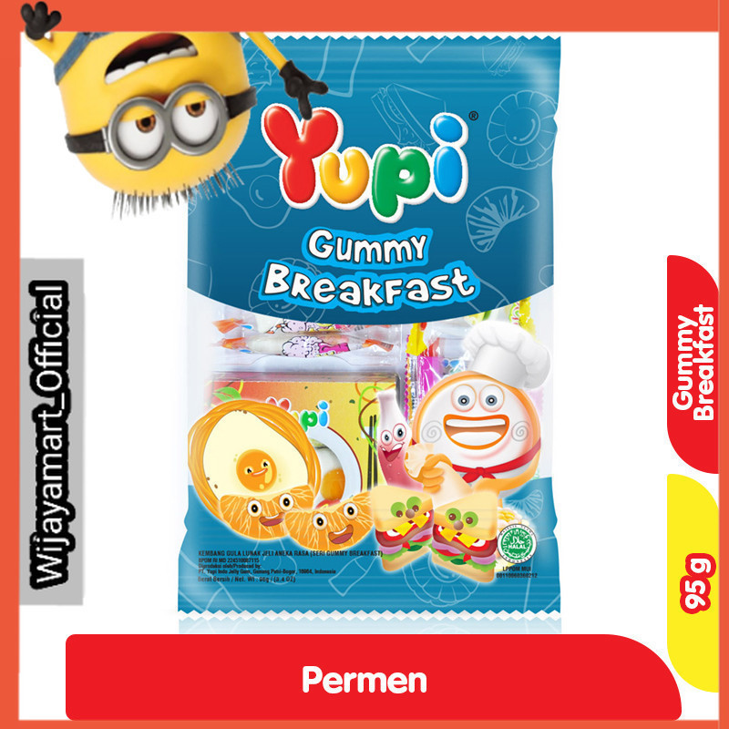 

Yupi Permen Gummy Breakfast 95 g