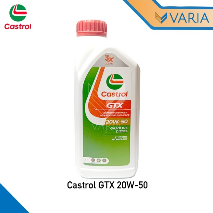 Castrol GTX 20W 50 1 L API SL / CF Oli Mesin Mobil