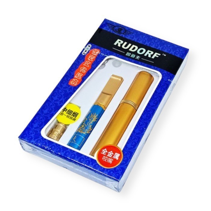 Pipa Filter Permanent Holder RUDORF R-V999 RV 999 RV999 Bahan Logam Untuk 3 Ukuran