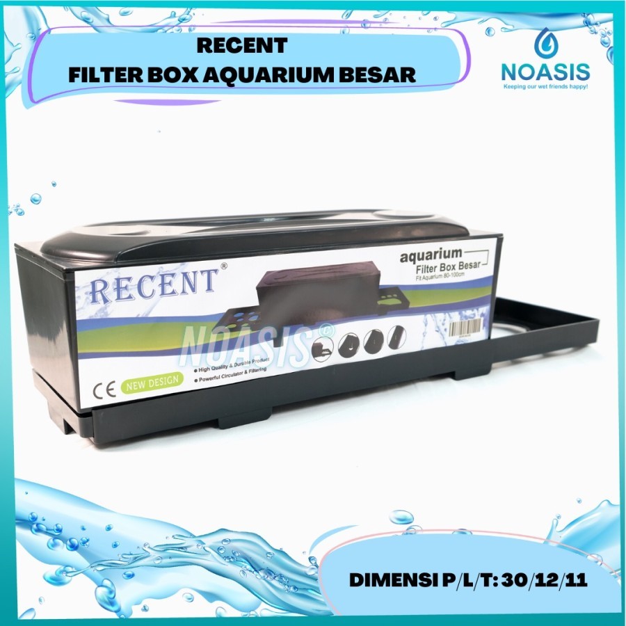 RECENT Box Filter Besar Aquarium Filter Box Besar Box Kosong Besar