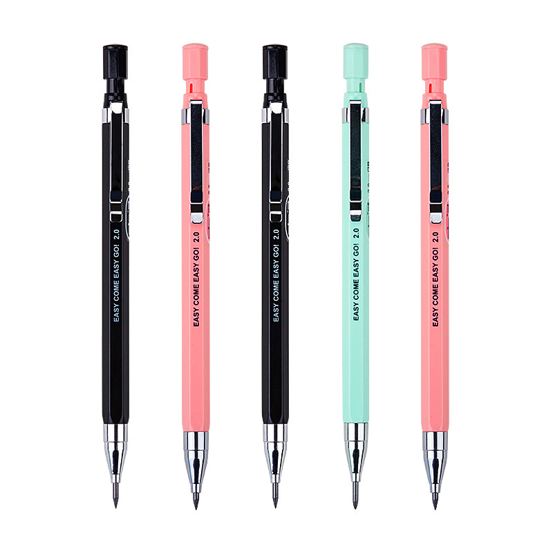 

Thick-headed Mechanical Pencil 2B Automatic Pen For Students Non-Toxic Mechanical Pencil For Beginners Continuous Core