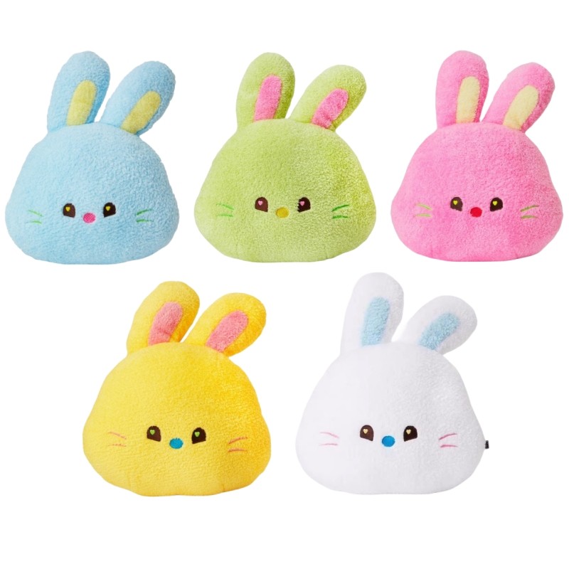 Cute Bunini Face Cushion Pillow Newjeans Bunny Plushies Lovely Stuffed Doll Cuddly Korea Popular Rab