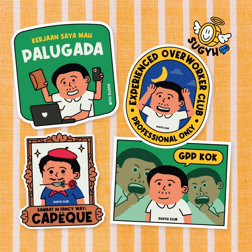 

Sugyh Club Stiker Vinyl Dekorasi Laptop Eceran Jumbo