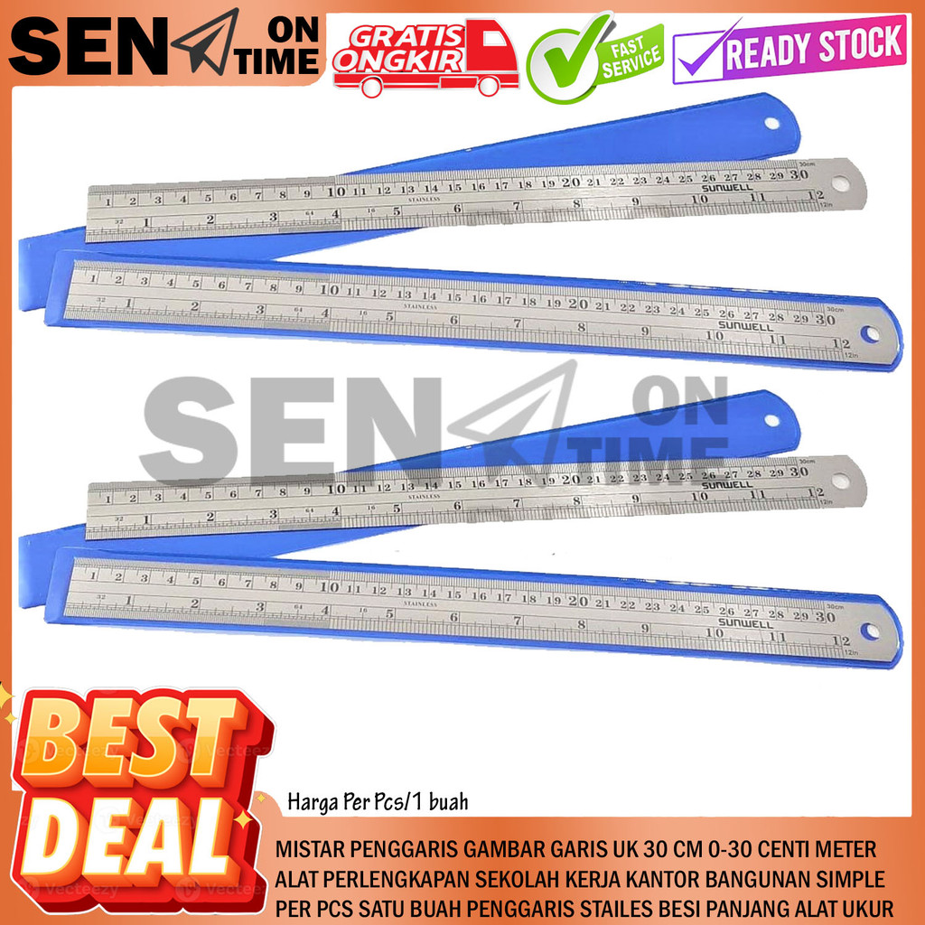 

Per Pack Mistar Alat Ukur Besi Metal Peralatan Sekolah Kantor Penggaris Template Lurus Stenles Stenlis Stainlis Staynles Alat Bantu Menggaris Bujur Busur Anak Peralatan Tulis Pengukur Ukur Uk Garis Penggaris DSS Besi 30 Cm 11030