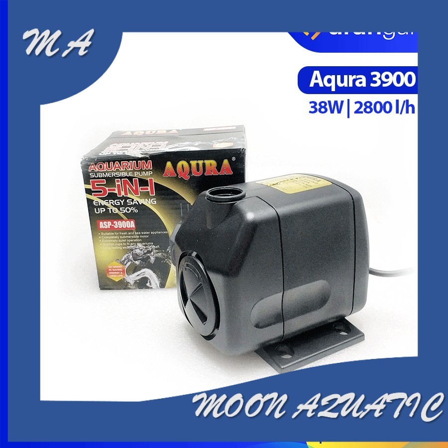 Pompa Aquarium AQURA ASP 3900 Kolam Hidroponik