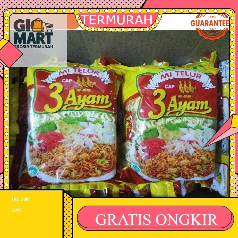 

[PR] MI TELUR CAP 3 AYAM // MIE TELUR MURAH EKONOMIS