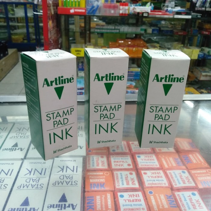 

Artline stamp pad reffil warna hijau / tinta stempel artline