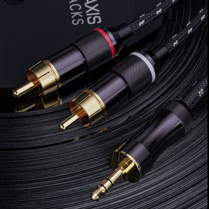 FiiO LR-3.5A / LR 3.5A 3.5mm Male to RCA Audio Cae