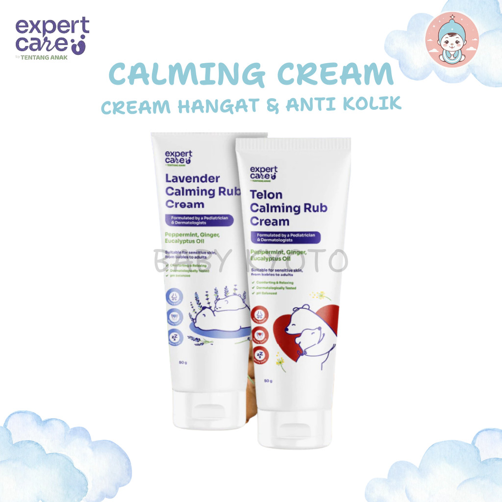 BK Expert Care Calming Baby Cream 50 Gr Lotion Bayi Krim Penghangat Perut Kembung Anak Pereda Kolik