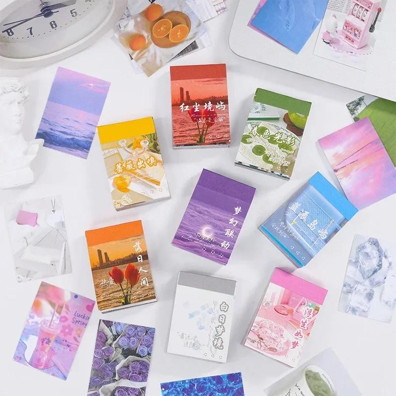 

Journamm 50patterns Ins Mini Stickers DIY Scrapbooking Collage Junk Journal Decor Photo Album Cute Children Sticker Stationery