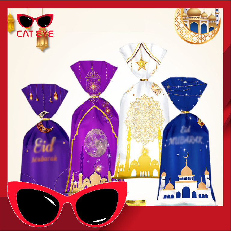 

PROMO - 6517 50 Pcs Hampers Plastik Lebaran Idul Fitri / 50 Pcs Plastik Lebaran / Goodie Bag Idul Fitri / Kemasan Idul Fitri Unik