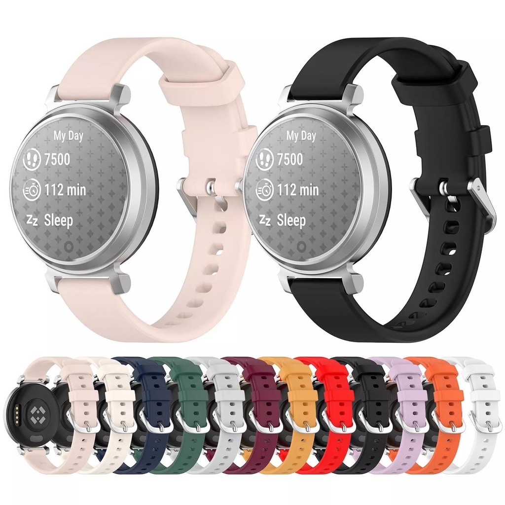 Samsung Garmin Lily 2 Rubber Silicone Silikon Strap Tali Jam Tangan Garmin Lily 2