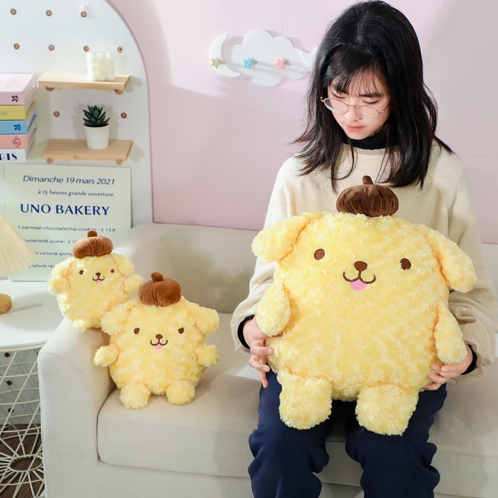 

Big Size Sanrio Pom Pom Purin Plush Toy Pillow Cute PomPomPurin Stuffed Doll Sofa Cushion Home Decor Xmas Girl Gifts