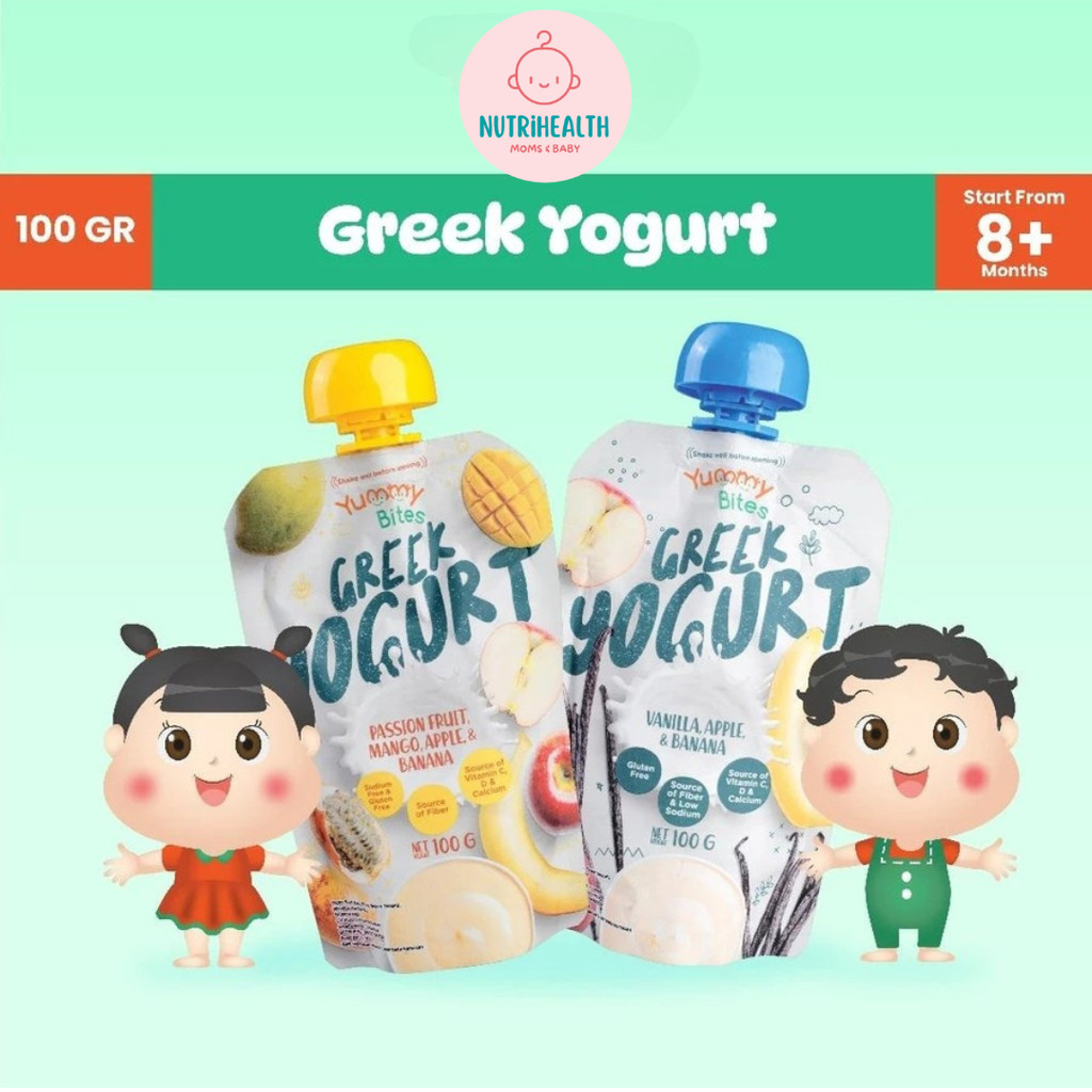 

Yummy Bites Greek Yogurt 100 gram Snack Baby Yoghurt Cemilan bayi