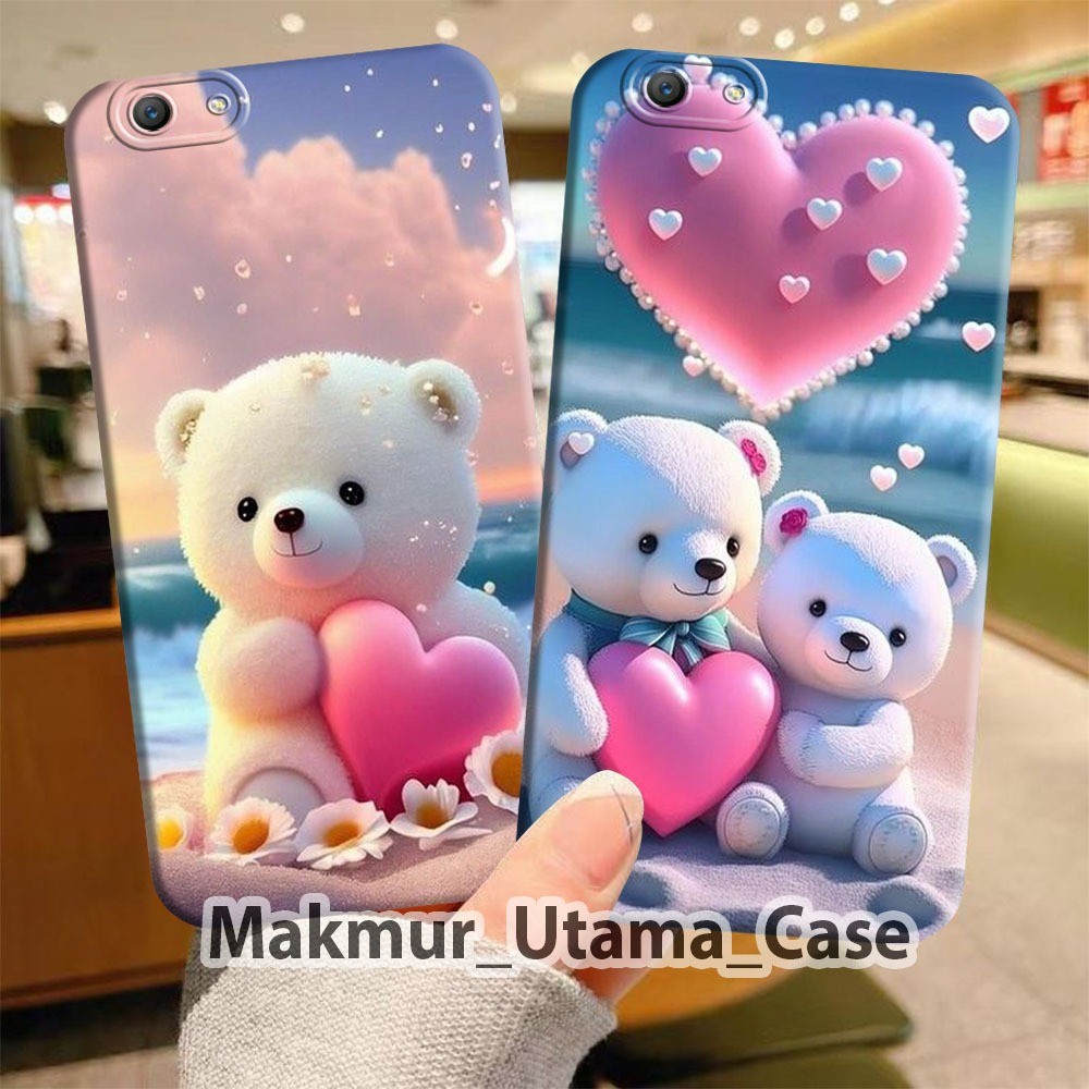 Casing Oppo F1S / A59 / A71 / A83 / A37 / A39 / A57 Lama - Casing Hp Terbaru - Motif Boneka Bear Luc