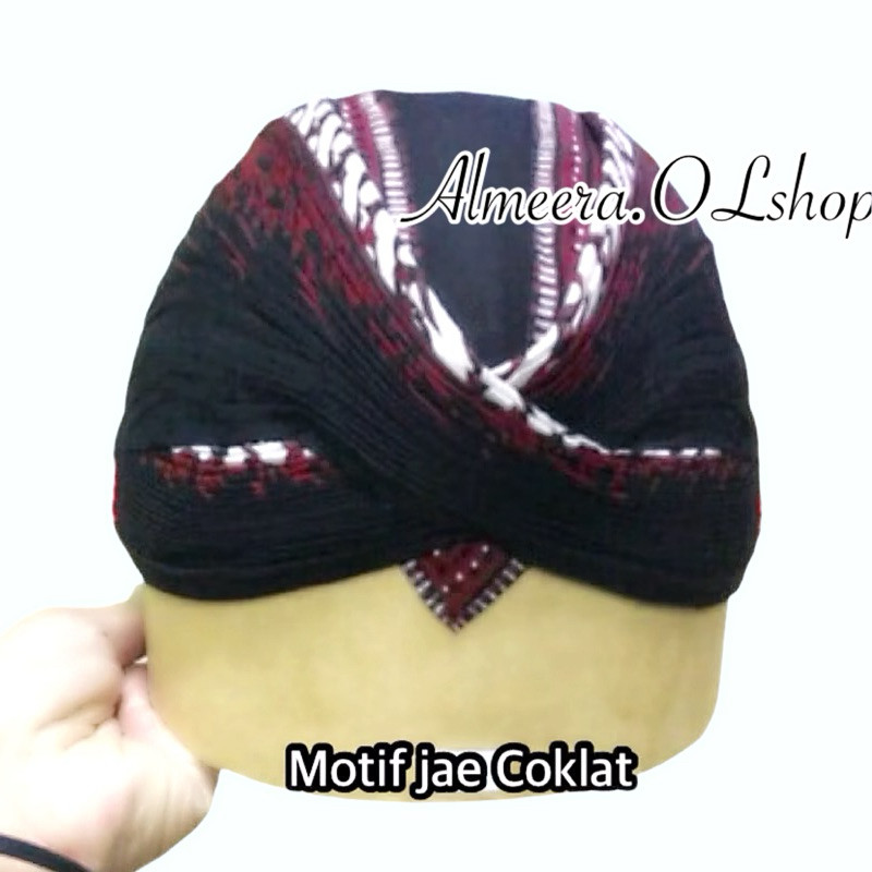 LURIK Blangkon alusan mataram jogja (ukuran setara peci/kopiah)