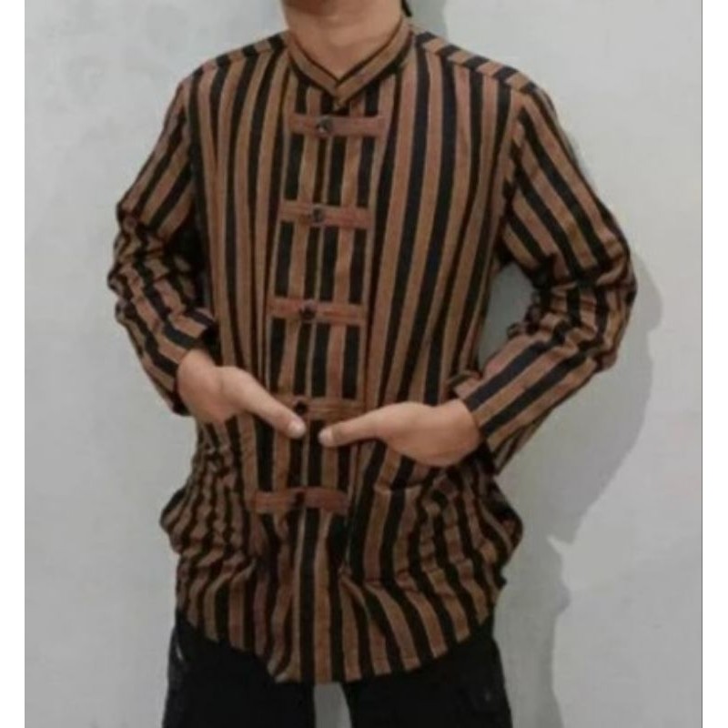 Baju Koko Lurik Pria Desa Lurik