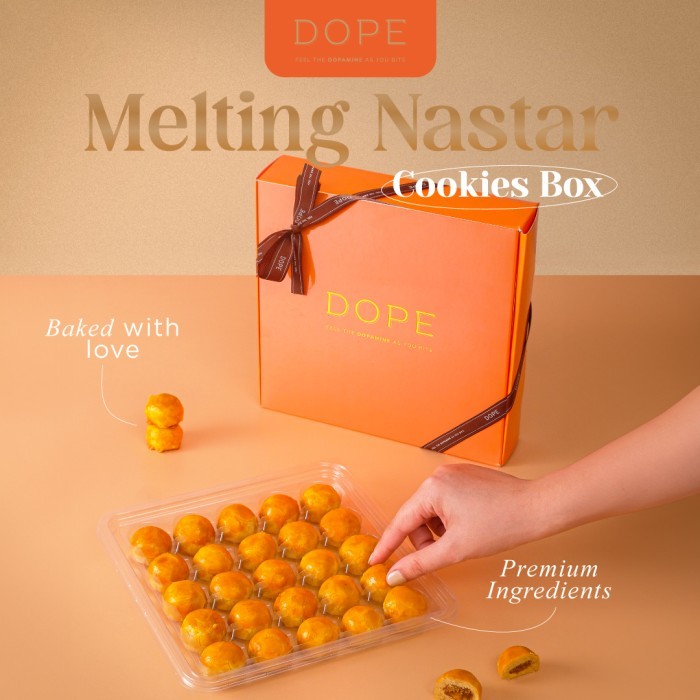 

JT DOPE Melting Nastar / Nastar Box / Nastar Wijsman Keju / Kue Kering Premium Camilan / Kue Kering Nastar Keju Lembut