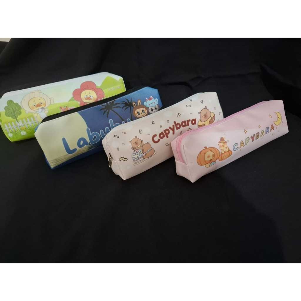 

TCW Pensil case kecil remaja dewasa labubu capybara upset duck