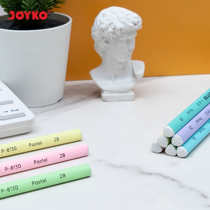 

Pencil Pensil Joyko P-8130 2B 1 Drum 36 Pcs Pastel