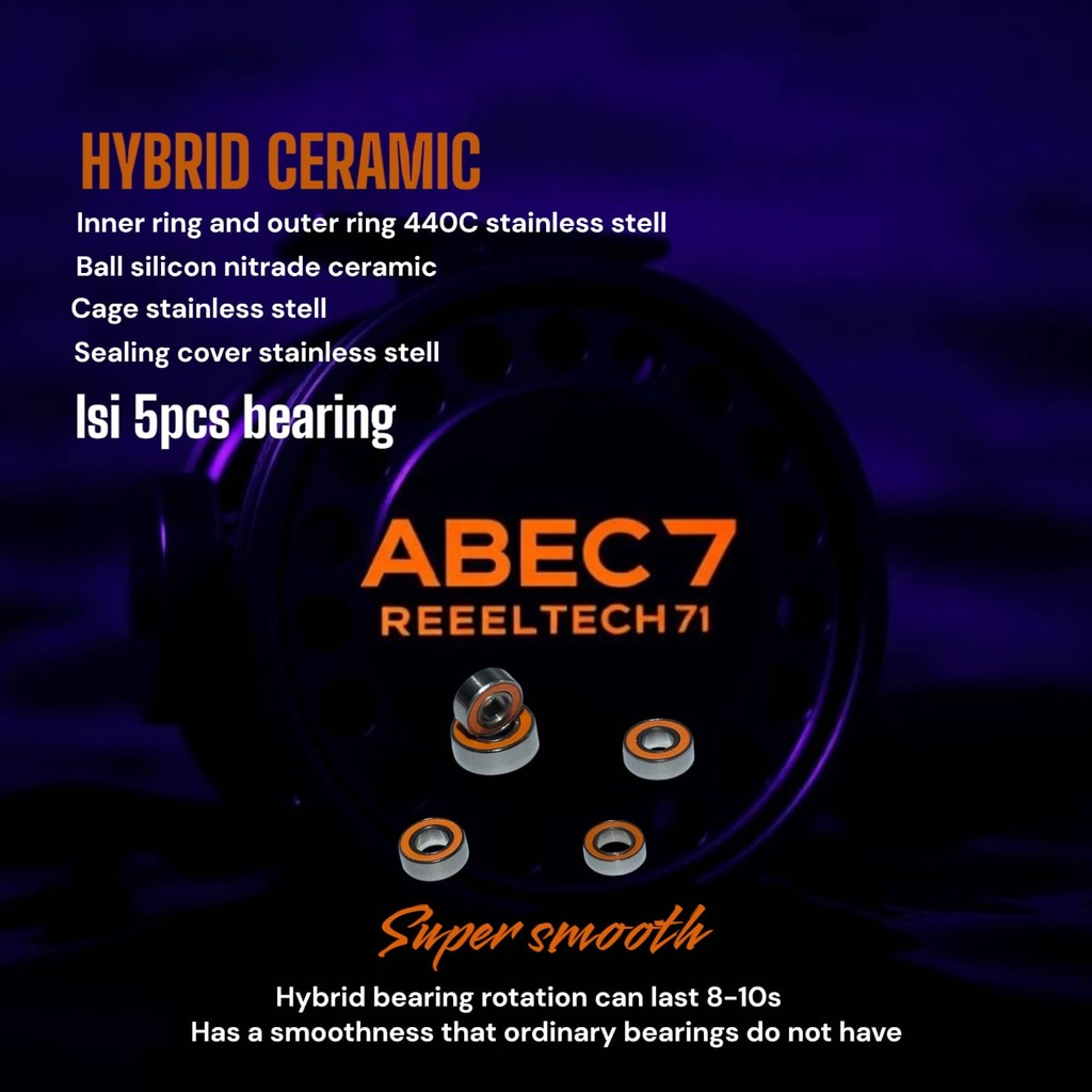 Bearing Reel Pancing ABU GARCIA   SUVERAN 1000/2000/ ABEC7 Stainles
