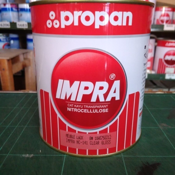 MELAMIN IMPRA MEUBLE LACK NC 141 CLEAR GLOSS DOFF / 1 L /Liter PROPAN - Impra 141 Gloss