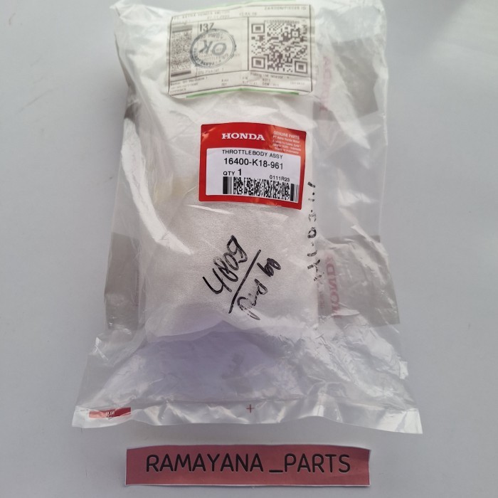 Throttlebody Assy Honda CB150 Verza 16400K18961 berkualitas