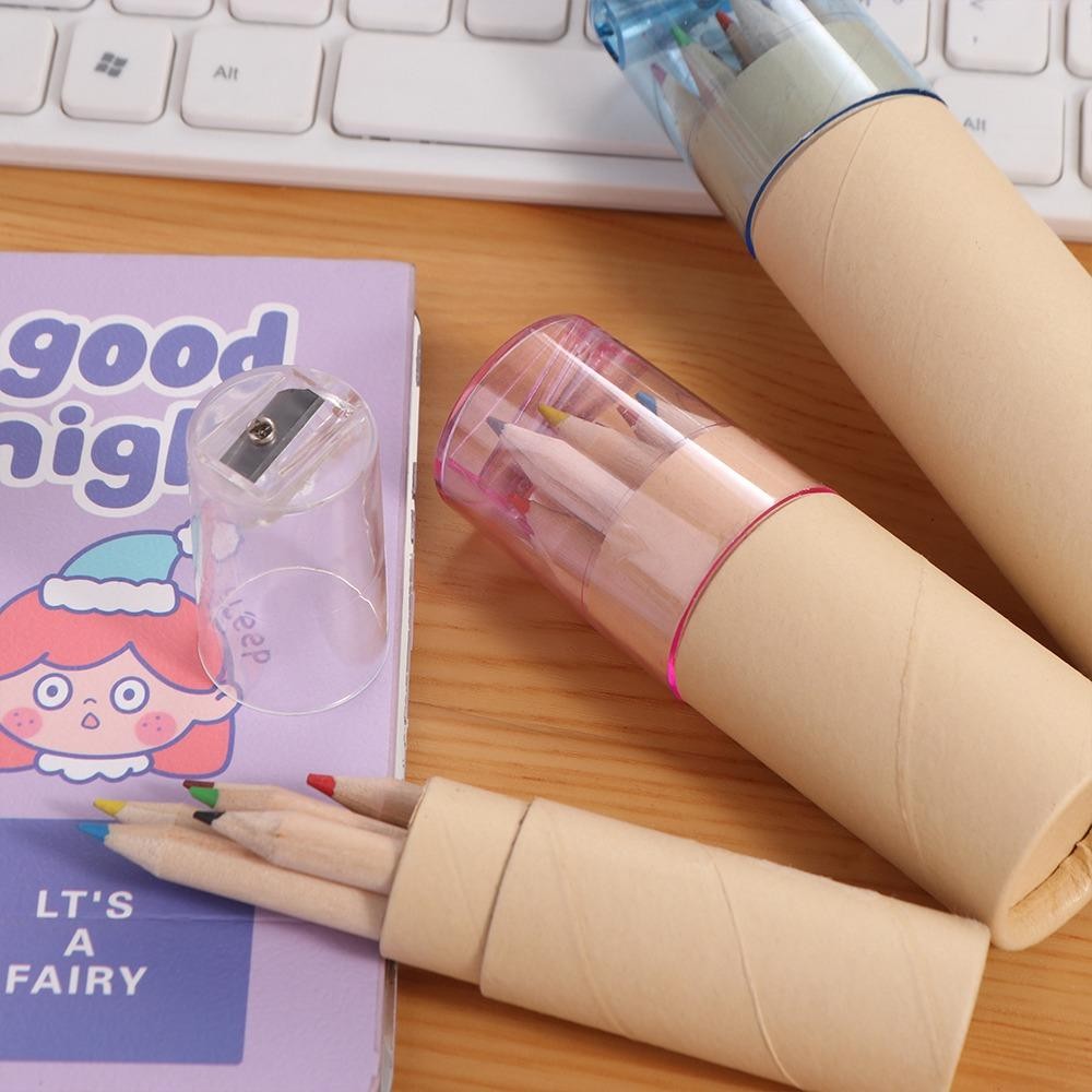 

Professional School Supplies Drawing Art Child Kawaii Barreled Colored Pencil 12 Color Pencil Pencil Crayon Student Pencil