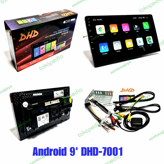 Head Unit Android 9 Inch DHD-7001 - Unit only