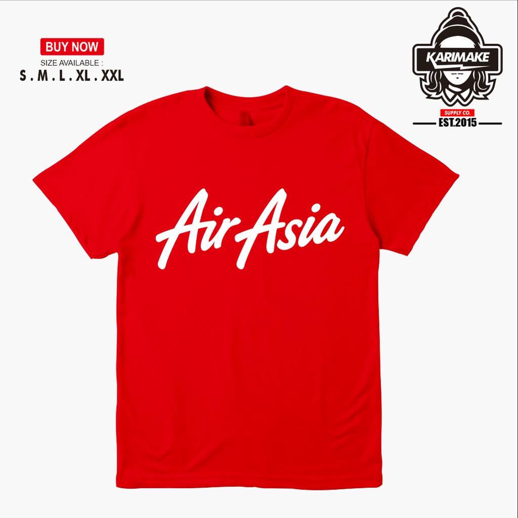VIMELNESHA Kaos Baju Maskapai Air Asia