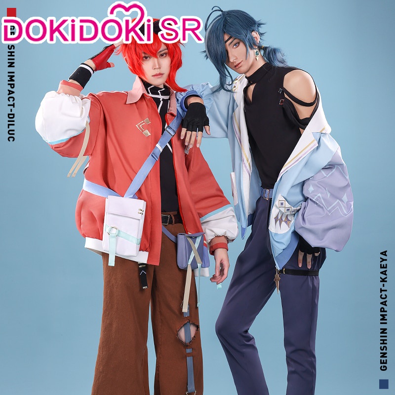 PREORDER Diluc/Kaeya Doujin Cosplay Game Genshin Impact Cosplay Costume DokiDoki-SR Diluc/Kaeya Gens