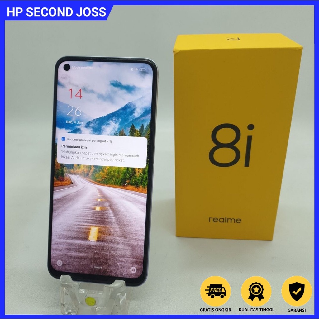 Realme 8i Ram 6/128 GB (Second Bergaransi)