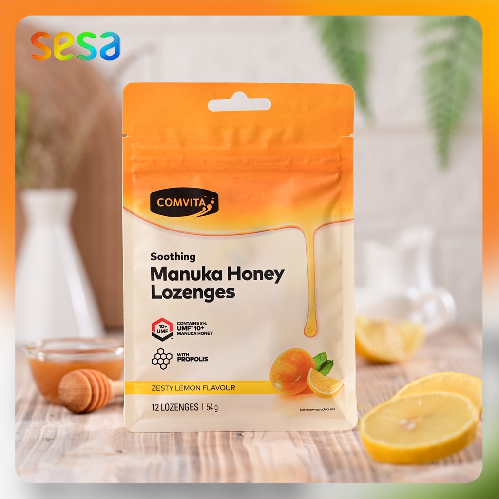 

COMVITA Madu Manuka Lozenges Lemon 12Loz - Permen Pelega Sakit Tenggorokan