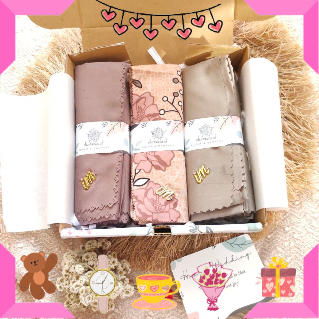

HAMPERS BAYI ANAK MUDA REMAJA PACAR ISTRI BIKIN ROMANTIS ANNIVERSERY/ Giftbox Mix 3 Jilbab Segiempat Part 4 Hadiah Untuk Guru / Kado Hari Ibu / Hadiah Ulang Tahun / Hadiah Nikah / Kado Wisuda / Kado Anniversary / Bingkisan / ULTAH LAHIRAN WISUDA JADIAN