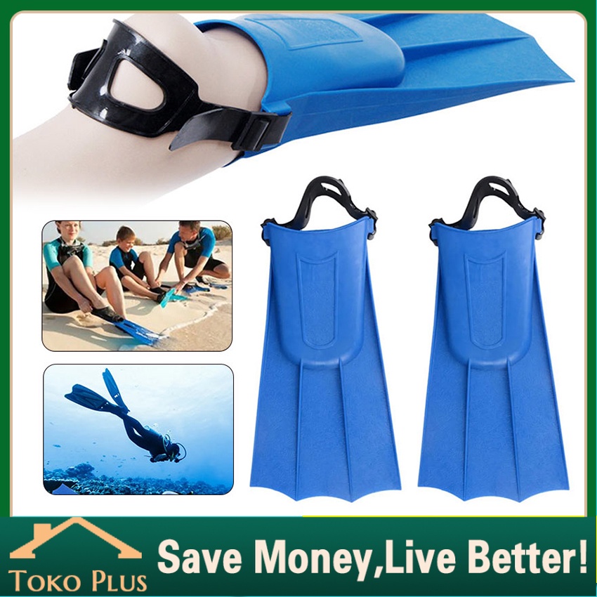 Adjustable Sepatu Kaki Katak Kodok Fin Diving Swimming Snorkling Ukuran 30 - 35 / Kaki Katak Silicon