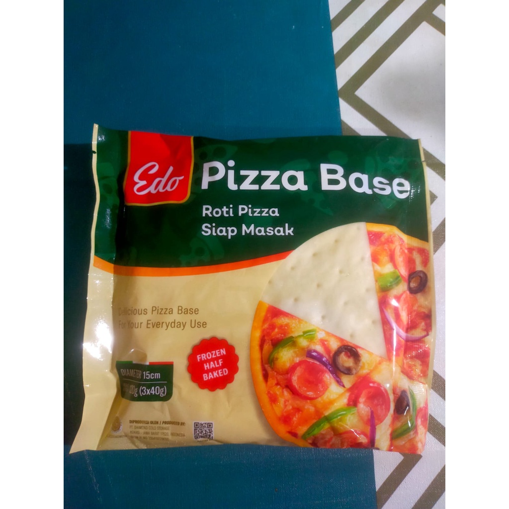 

EDO Pizza Base Roti Pizza 15cm 3pcs Beku