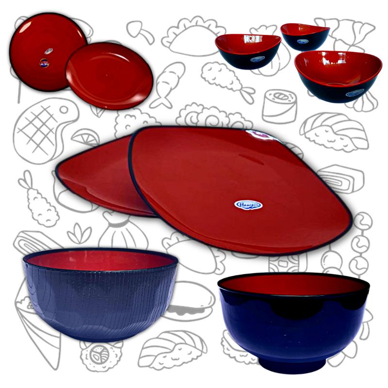 Hawaii Mangkuk dan Piring Jepang - Mangkuk Ramen